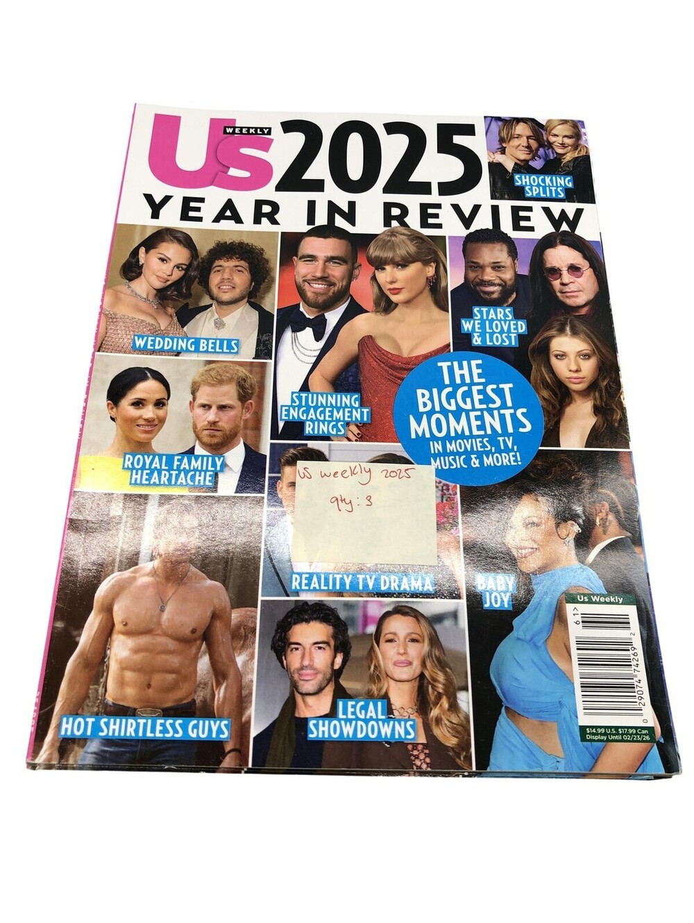 Us Weekly 2025 Year In Review Special Edition American Media Magazine Pink 11x8